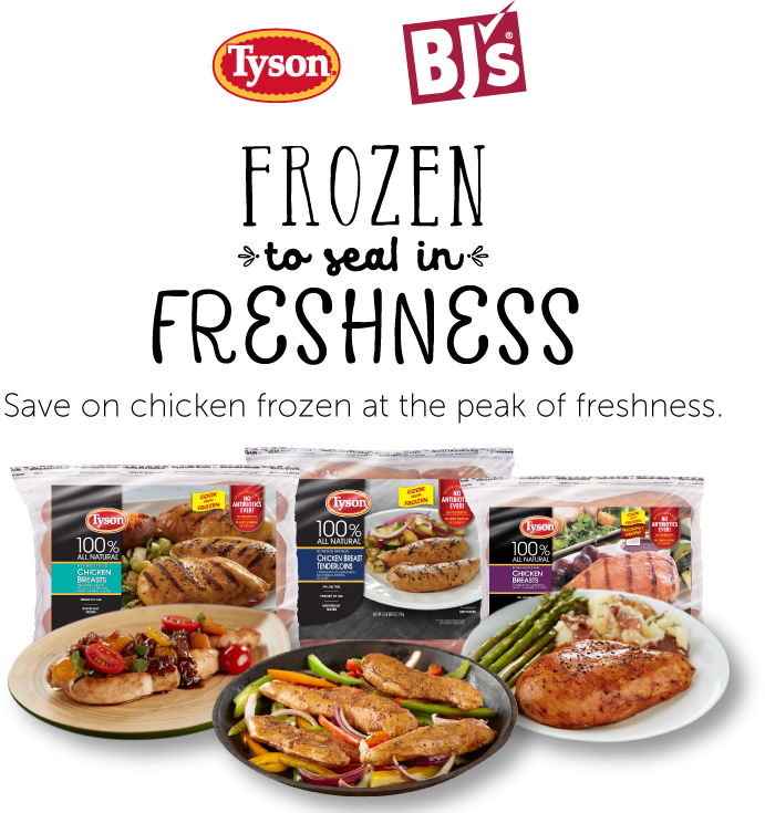 Frozen to seal in freshness - Save on chicken frozen at the peak of freshness.